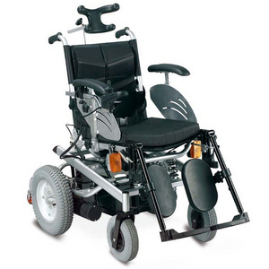 Deluxe Power Wheelchair Stand Up Aluminum Electric Wheelchair Handicapped Power Wheelchair For Disabled People