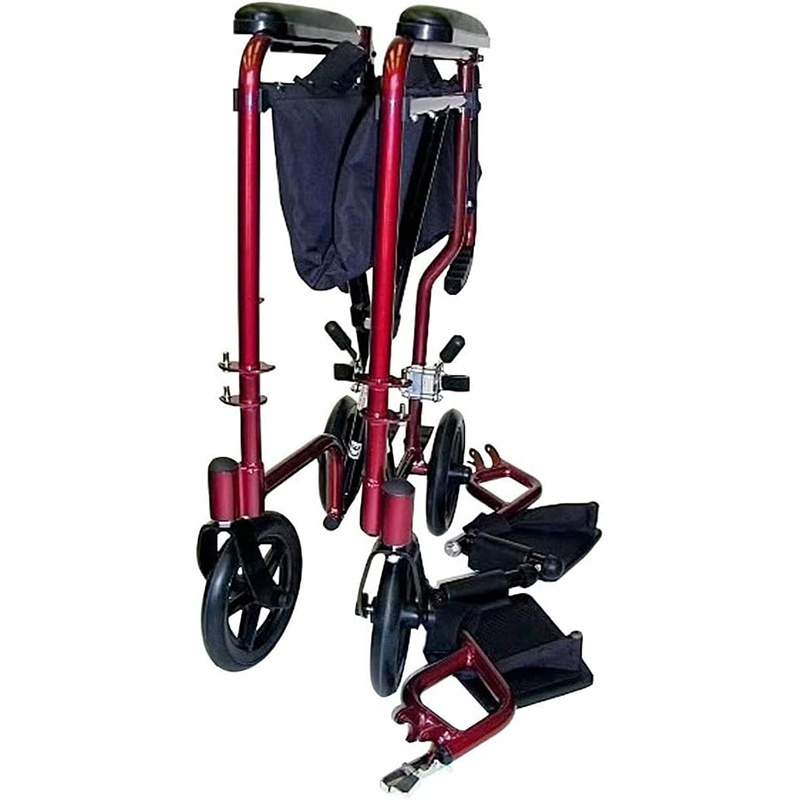 Caremaster Lightweight Manual wheelchair portable for Adults with Swing Away Footrests and Height Adjustment