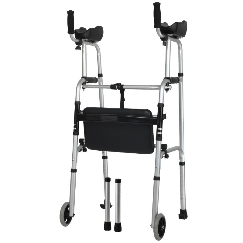 Lightweight Rehab Walker Adults Orthopedic Walking Aid Rollator old People Stair Climbing Medical device 4