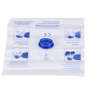 Disposable CPR mask face shield one-way valve CPR Mask