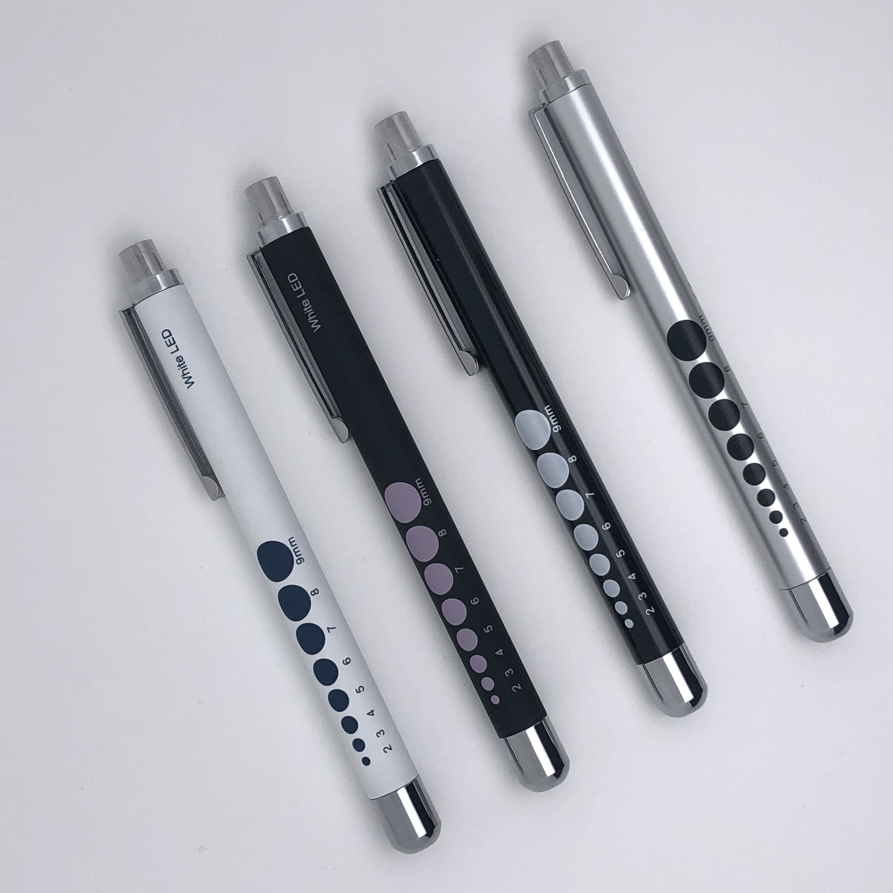 Promotional Aluminum Alloy Medical Diagnostic Pen Light White/Yellow Penlight for Nursing Doctors