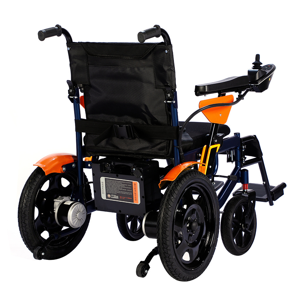 Manufacturers wholesale cheap price euro style extra wide foldable electric wheelchair with 250W*2 motor