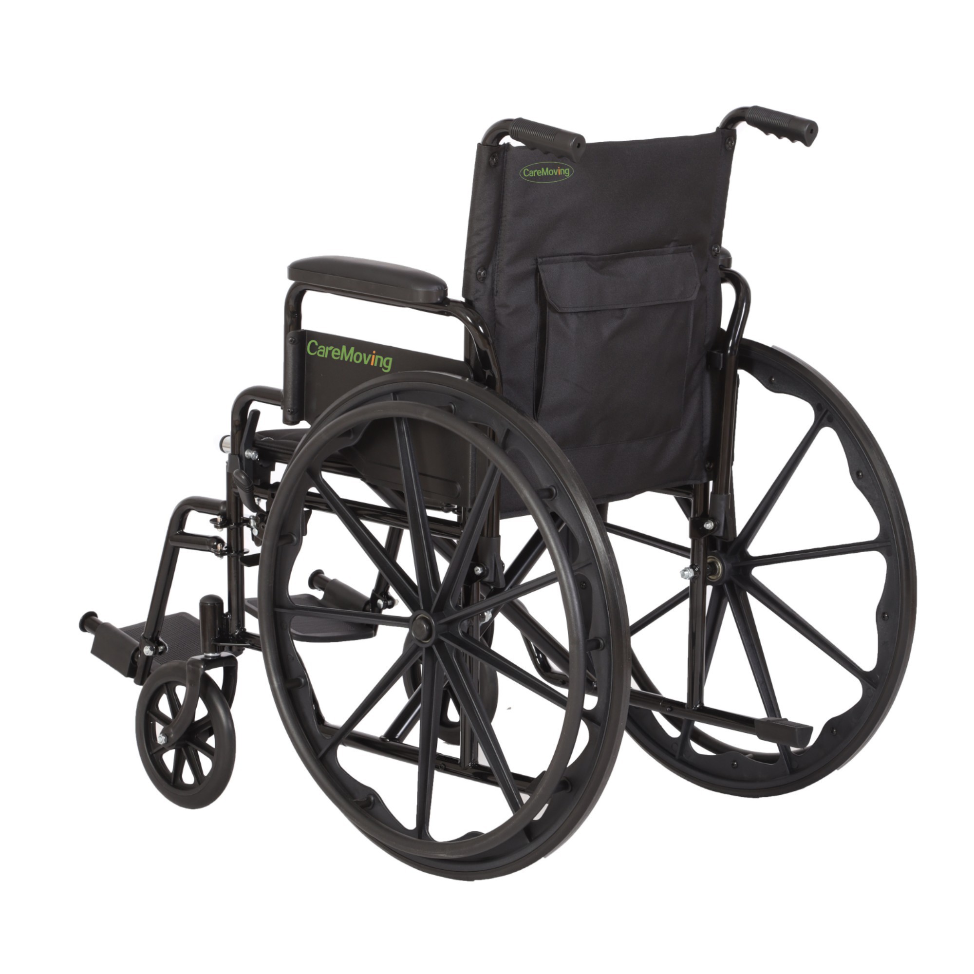 Superior quality foldable lightweight steel manual wheelchair for disabled