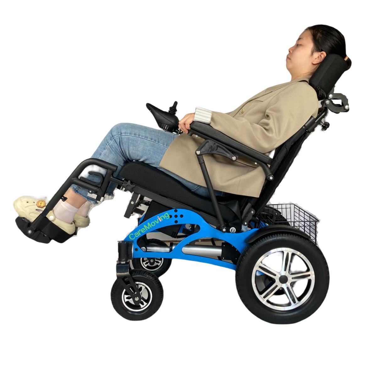 Wholesale price paralyzed elderly disabled foldable electric power reclining wheelchair