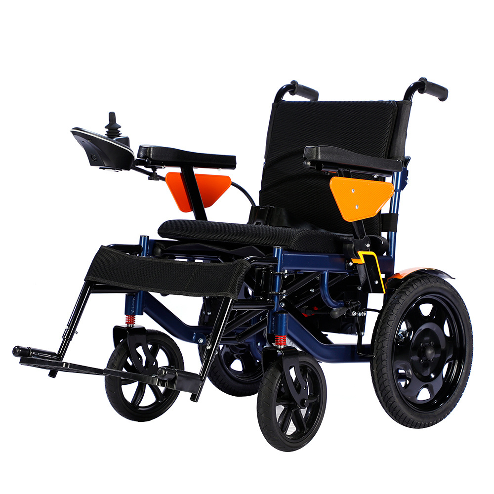 Manufacturers wholesale cheap price euro style extra wide foldable electric wheelchair with 250W*2 motor