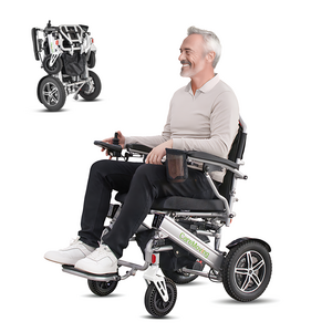 2024 High Quality medical wheelchair light weight electric folding wheelchair Portable Wheelchair For Disabled in pakistan