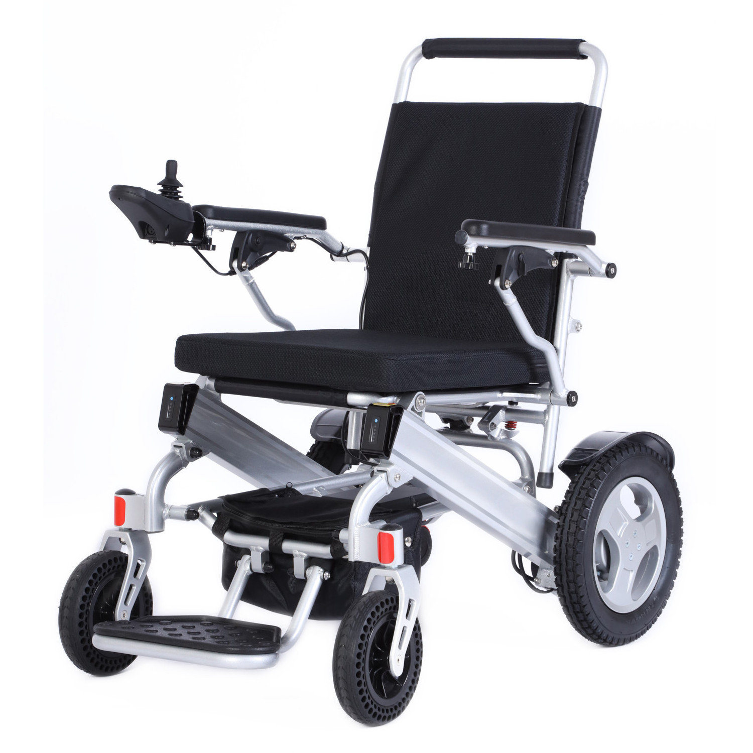 CM0031 premium portable foldable electric power wheelchair for elderly with lithium dual battery