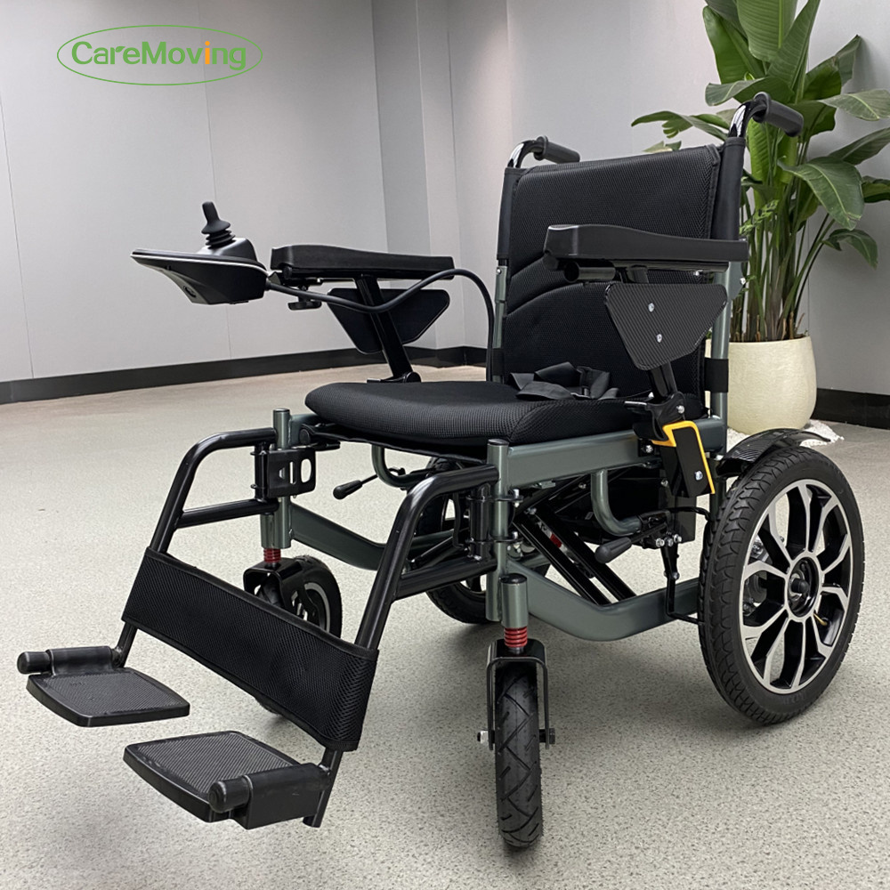 Factory price extra wide euro style foldable electric power wheelchair for disabled people