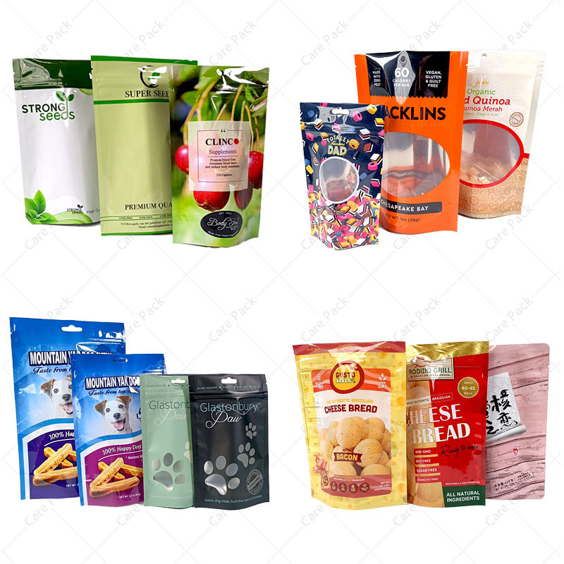 Wholesale Moisture Proof Resealable Die Cut Seed Packaging Bags With Zipper Insulated Plastic Reusable Stand Up Pouch