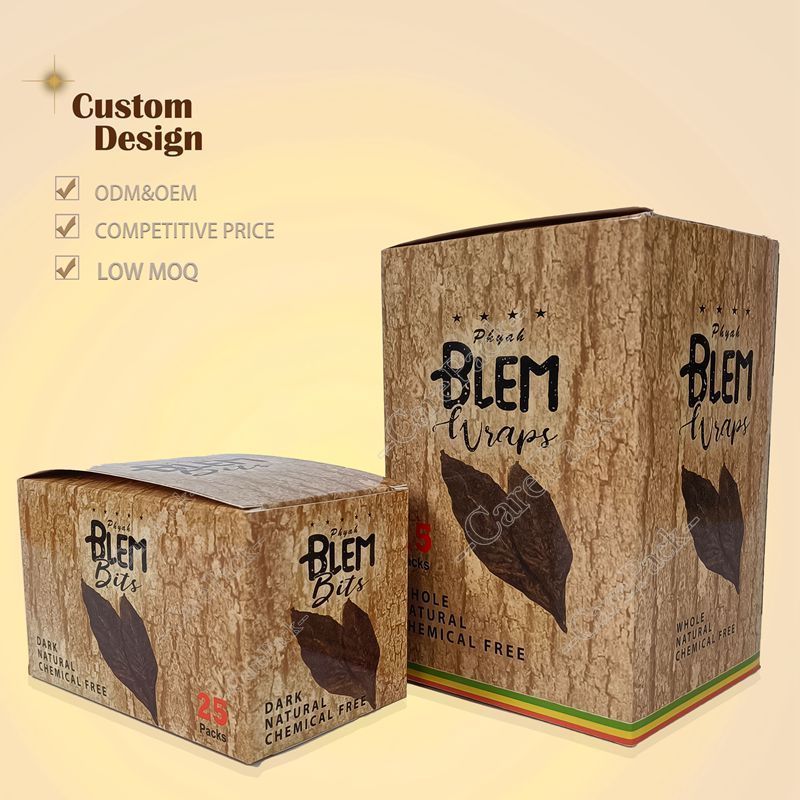 Low MOQ Custom Print Logo Grabba Display Box Holographic Zipper Sachet Wrappers Tobacco packaging Boxes with bags