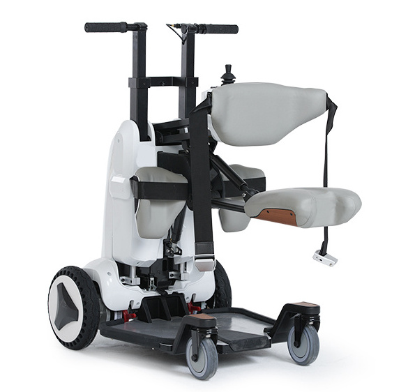 Aluminum alloy power assisted wheelchair CE stand up electric wheelchair electric standing wheelchair for disable