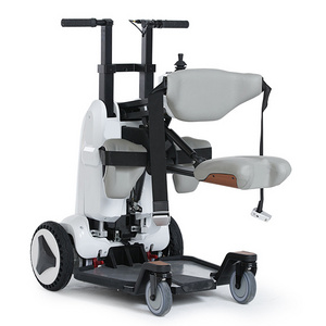 Aluminum alloy power assisted wheelchair CE stand up electric wheelchair electric standing wheelchair for disable