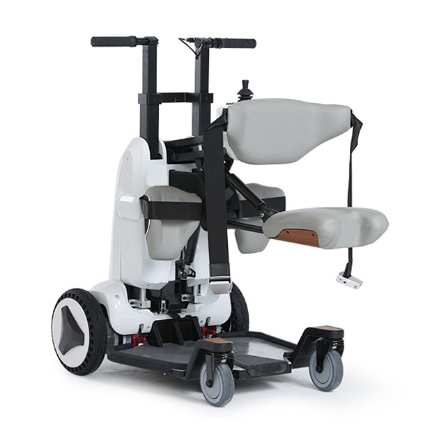 Aluminum alloy power assisted wheelchair CE stand up electric wheelchair electric standing wheelchair for disable