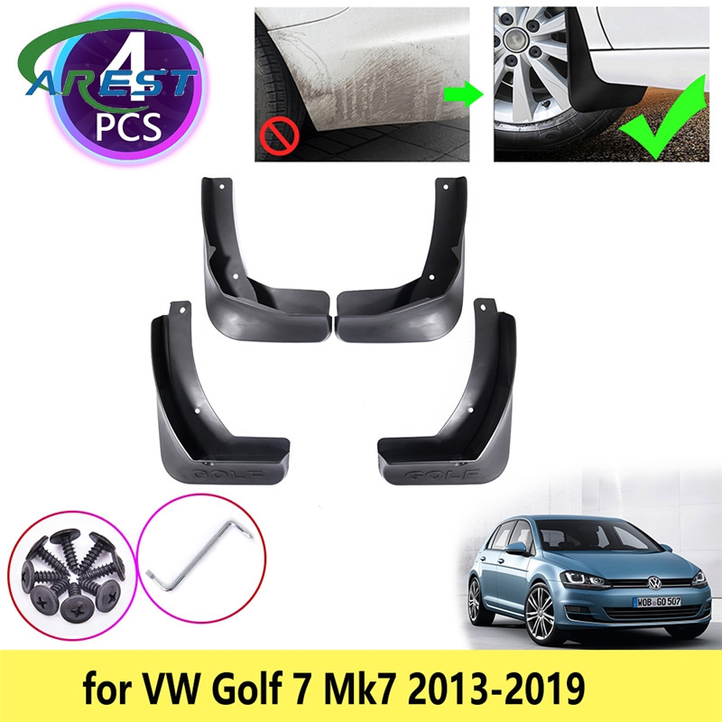 for VW Volkswagen Golf 7 MK7 2013 2014 2015 2016 2017 2018 2019 Mudguards Mudflap Fender Mud Flaps Muddy Splash Car Accessories