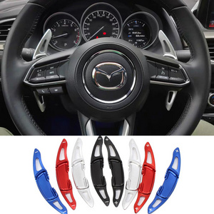 For Mazda 3/6 Cx-3 Cx-4 Mx5 Atenza Axela 2016-2018 Car Steering Wheel Shift Paddles Extend DSG Gear Speed Stickers Car Accessory