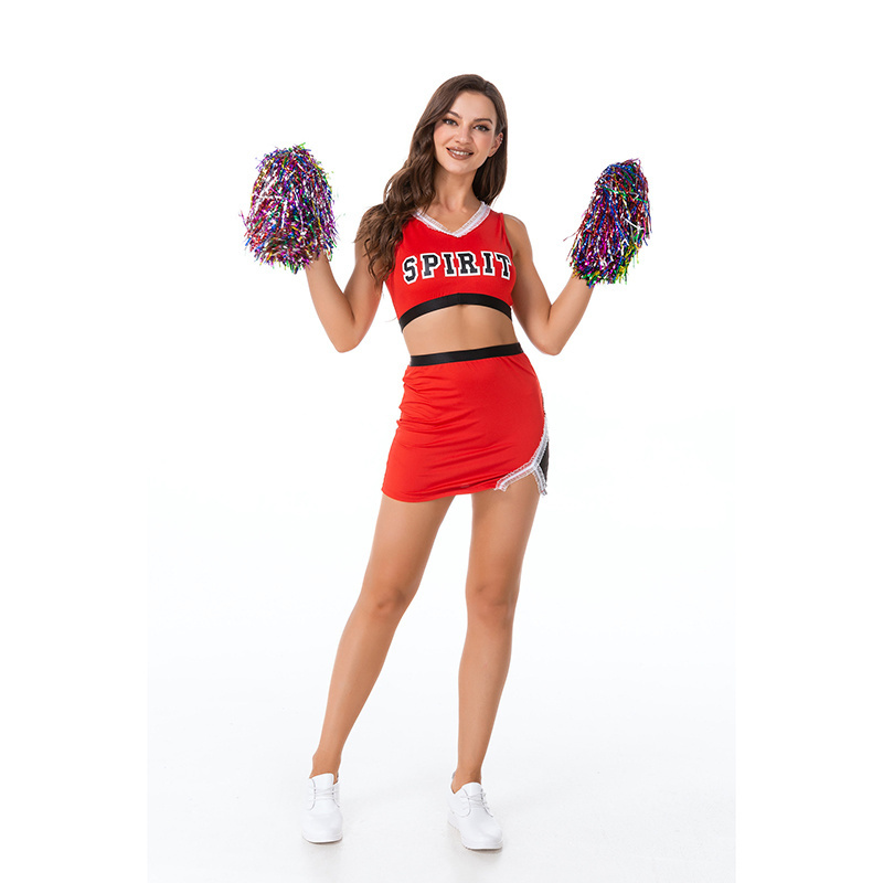 High Quality Cheerleading Uniform Custom Sublimated Cheerleading Practice Wear Warm Up Cheerleader Uniform