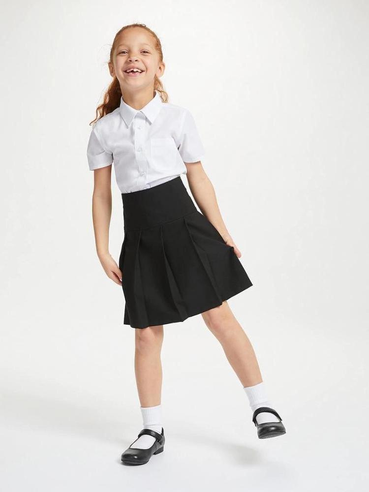 Custom Waist Pleated School Skirt uniform and 100% Polyester Classic girl Primary School Skirt