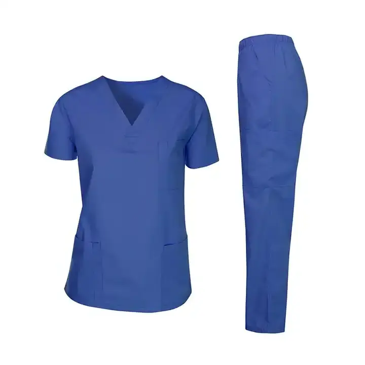 wholesale TC classical nurse scrub suit design medical scrubs uniform nurse scrubs for women