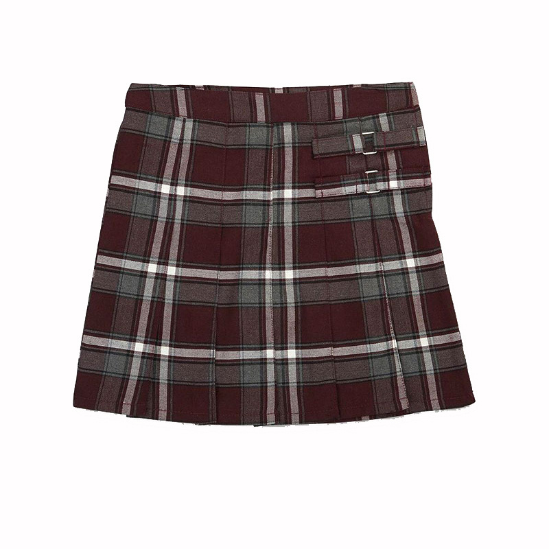 Custom 2022 New Arrival Style Girls Skirt Sets French School Kids Girl Mini Skirt Scoot Short Skirt