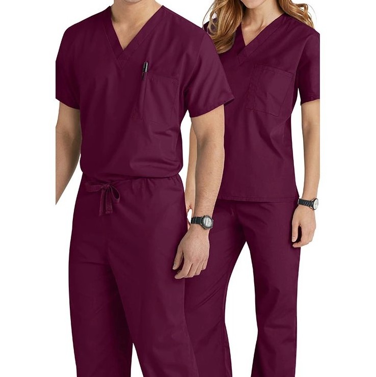 resistance to chlorine bleaching wholesale scrub uniforms men scrub suit uniform