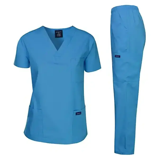 wholesale TC classical nurse scrub suit design medical scrubs uniform nurse scrubs for women