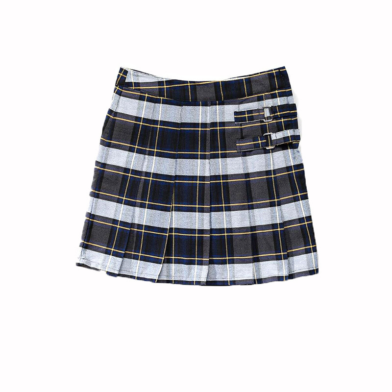 Custom 2022 New Arrival Style Girls Skirt Sets French School Kids Girl Mini Skirt Scoot Short Skirt