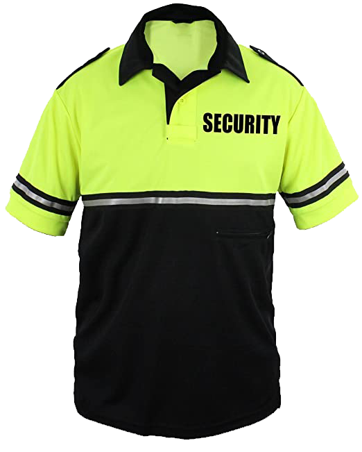 Stylish Black and Blue Two Tone 100% cotton custom logo made men women hi vis short sleeve quick dry security safety polo shirts