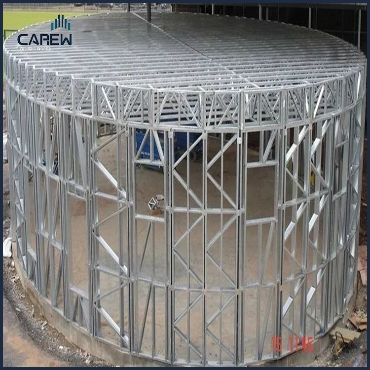 Light steel structure for house construction complying to Standard AS/NZS 4600, AISI S100, EN1993, BS5950-5, GB50009, SASFA