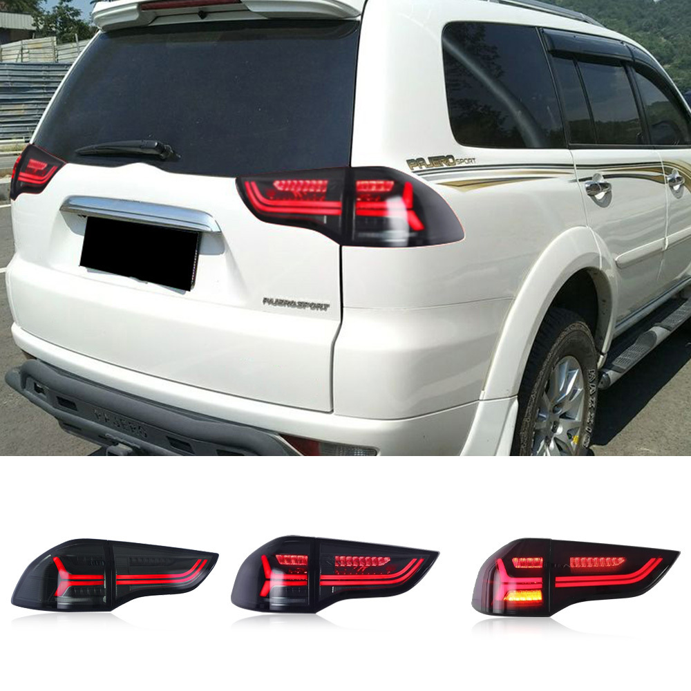 Car LED Taillight Tail Lights For Mitsubishi Montero Sport Pajero 2011 2012 2013 2014 2015 Rear Fog Lamp Brake Light Reverse