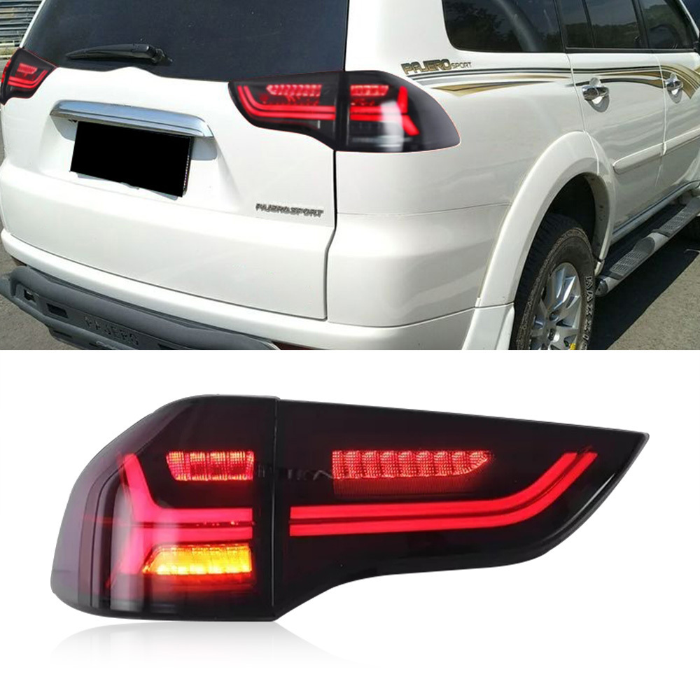 Car LED Taillight Tail Lights For Mitsubishi Montero Sport Pajero 2011 2012 2013 2014 2015 Rear Fog Lamp Brake Light Reverse