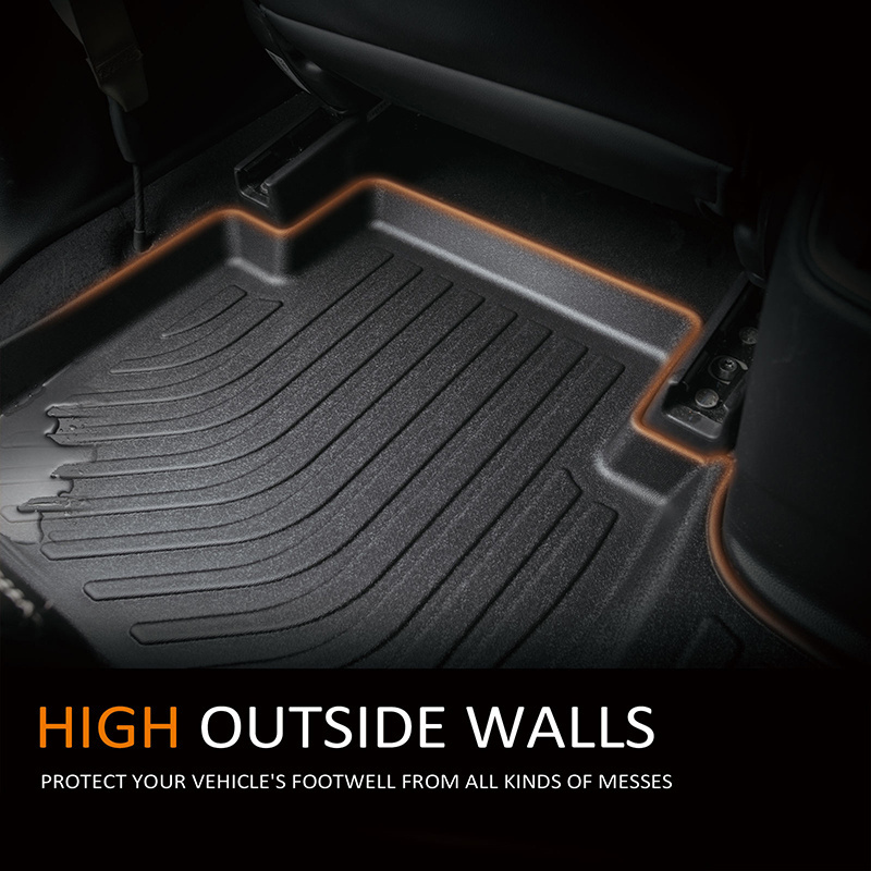 Custom Fit 3D TPE Rubber Car Floor Mats Cargo Liner For Nissan Ru08 -X-Trial 2014-2020 Car Mats Luggage Matting