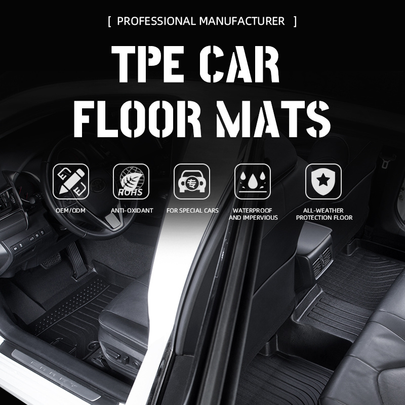 Interior Accessories TPE Car Floor Mats Cargo Liner For Nissan Ru08-X-Trial 2014-2020 Car Mats Luggage Matting