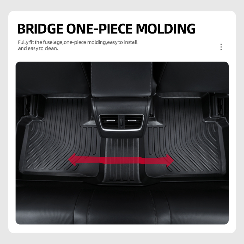 Car Mats Floor Carpet For Kia Niro PHEV 2018-2020 All Weather Protection 3D TPE Car Floor Mats Cargo Liner Matting