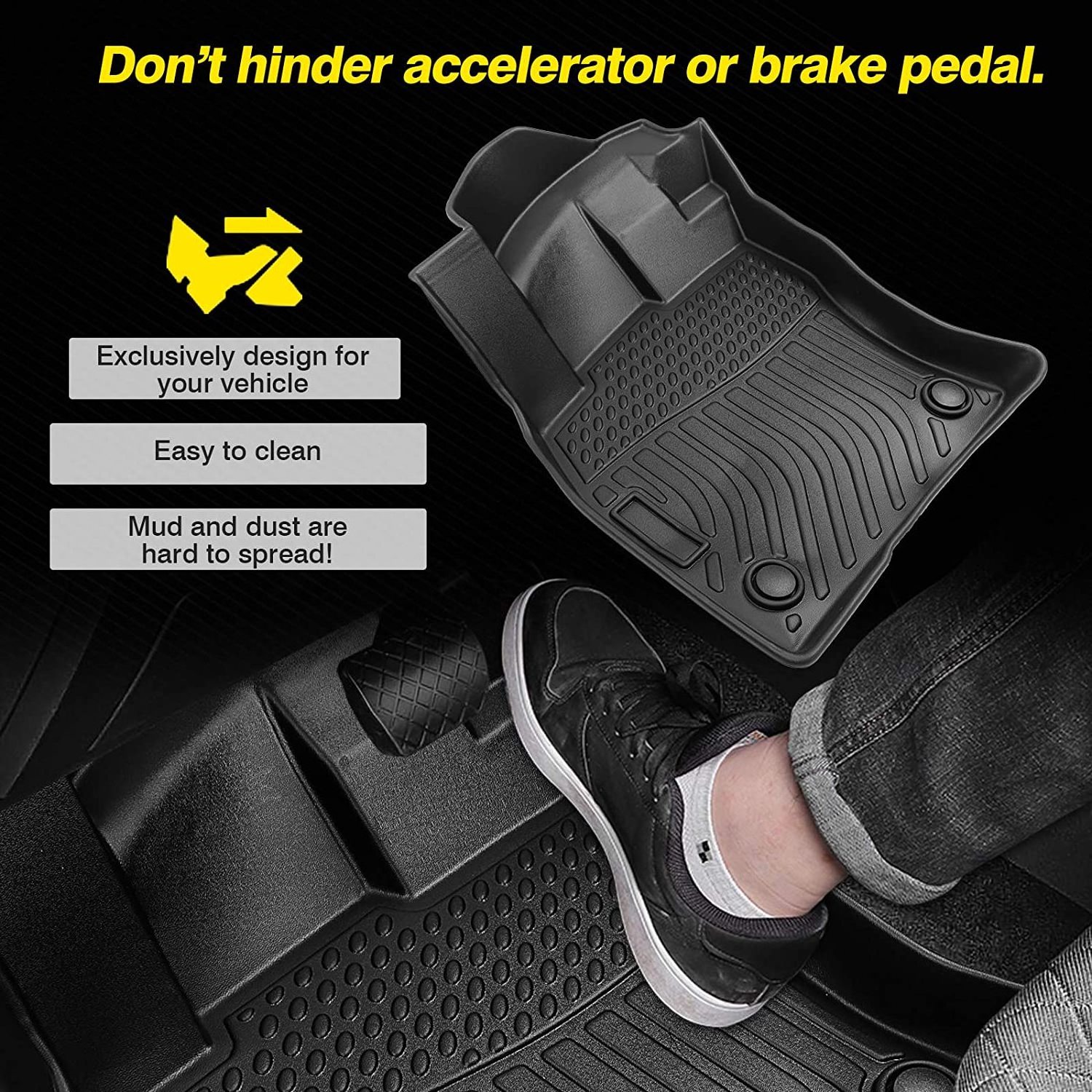 3D TPE Car Floor Mats For Changan CS75 Car Interior Floor Decoration Cargo Mats China Supplier