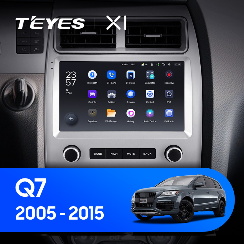 TEYES X1 Car DVD Player For Audi Q7 2005 - 2015 Touch Screen Car DVD Player