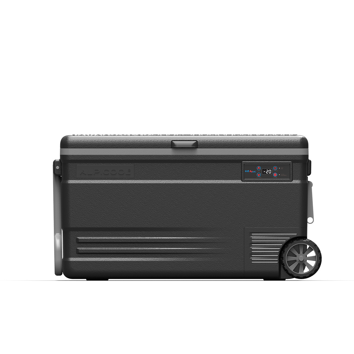 U55 Alpicool 55L portable fancy car refrigerator with detachable battery and LED control panel can be home and car dual use