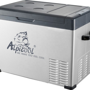 Alpicool camping metal car freezer 12v 24v portable car fridge cooler for home car ac dc dual use refrigerator electric freezer