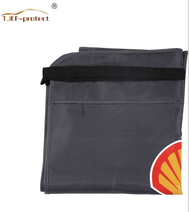 Custom Logo PU Leather Protector Automotive Mechanic Mat Repairing Car Fender Pad Magnetic Fender Cover