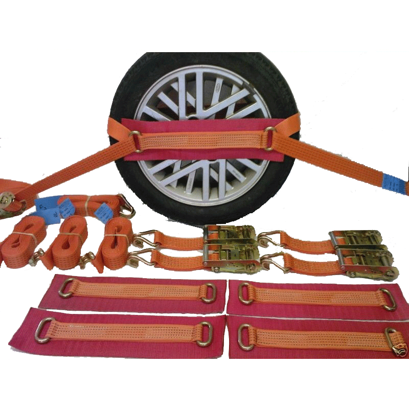 EB50033 Car Tow Dolly Tie Down Strap For Tyre Secure