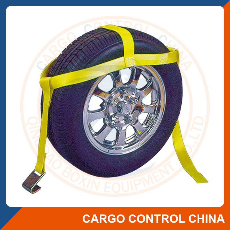 EB50033 Car Tow Dolly Tie Down Strap For Tyre Secure