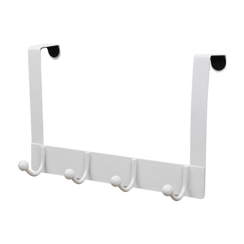 Door back metal coat hooks clothes hanger rack over door hooks