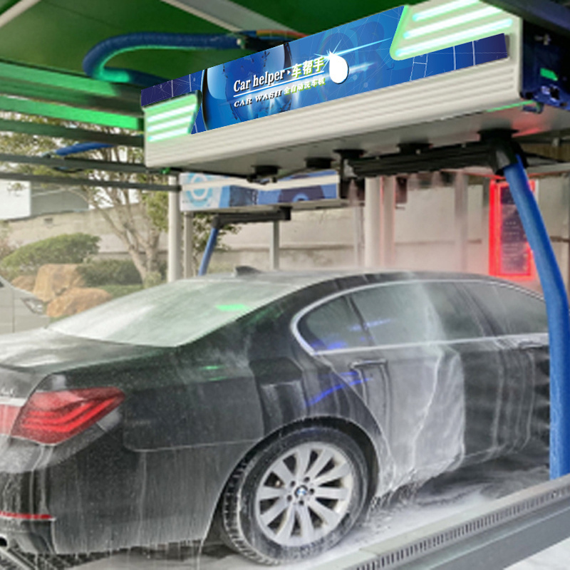 single arm 360 touchless car wash machine with drying system