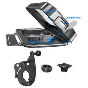 Mobile Phone Holder Support Motor Bicycle Umbrella Stand For Smartphone Bike Waterproof Bag Cell Phone Case GPS Holder