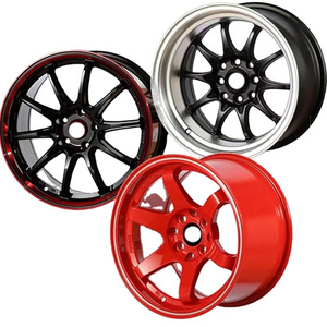 Five hole mag car rim 14 15 16 17 18 20 22 inch wheels 5x100 5 holes 4 lug 100 aluminum alloy wheel rims 5x114.3 for car 4*100