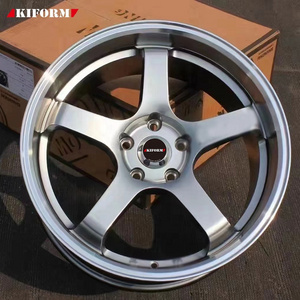 Bronze/black/silver 4x100 5x108 5x112 5x113.1 5x120 8x100/114.3 deep dish 15 16 17 18 19 inch alloy wheel rims for passenger car