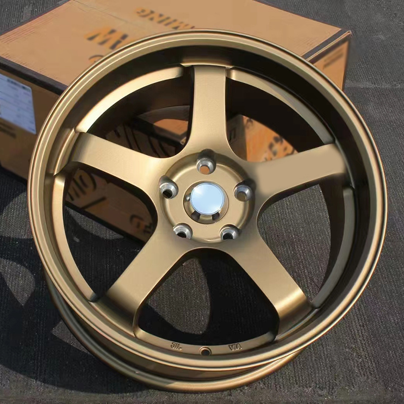 Bronze/black/silver 4x100 5x108 5x112 5x113.1 5x120 8x100/114.3 deep dish 15 16 17 18 19 inch alloy wheel rims for passenger car