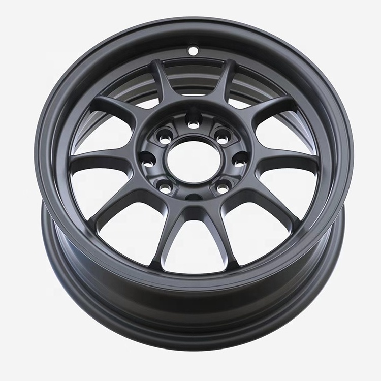 New design sport racing 4x100 passenger car alloy mag  wheels 14 inch