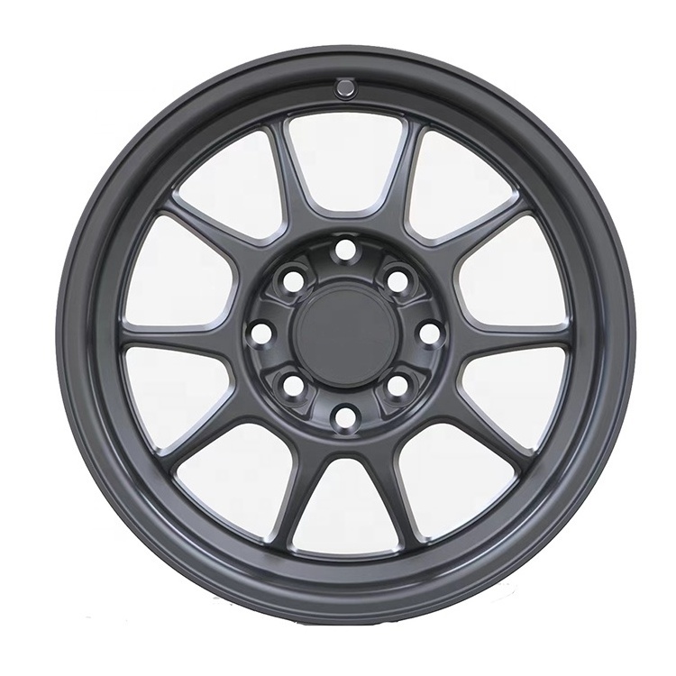 New design sport racing 4x100 passenger car alloy mag  wheels 14 inch