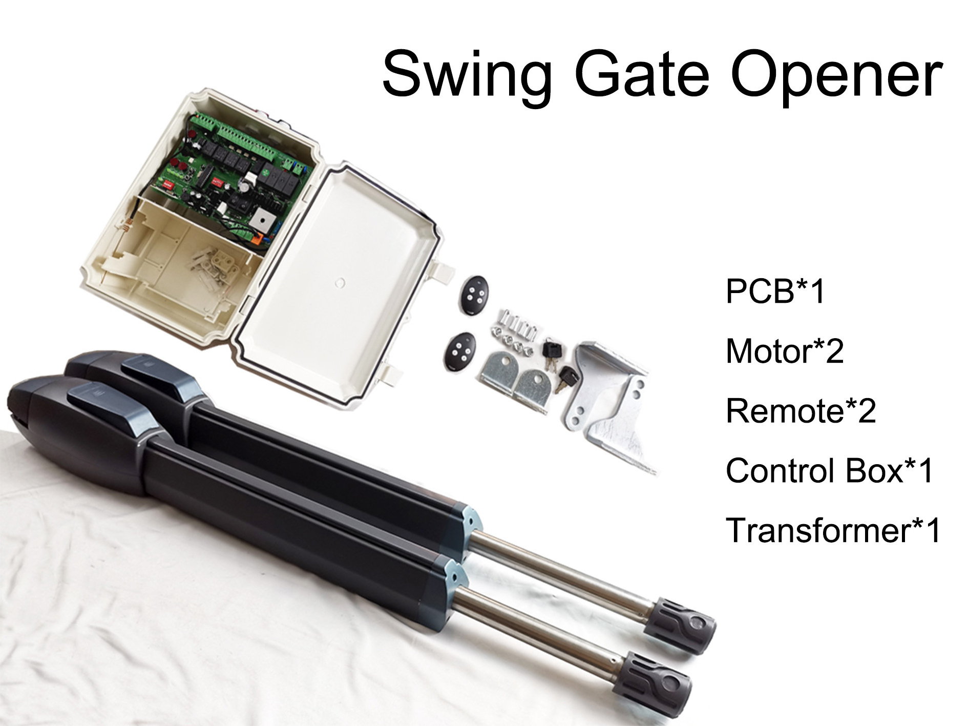 Electric Swing Gate Opener Modern Design Control Operator Motor Actuator Automatic Swing Gates