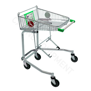 Shopping trolley for disabled or old people shopping cart